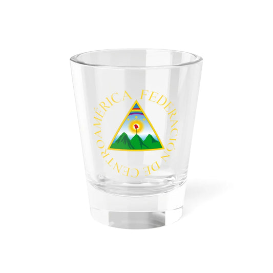 Escudo de la Representación Nacional de Centroamérica (El Salvador) (Coat of Arms) Shot Glass 1.5oz 1.5oz - Go Mug Yourself