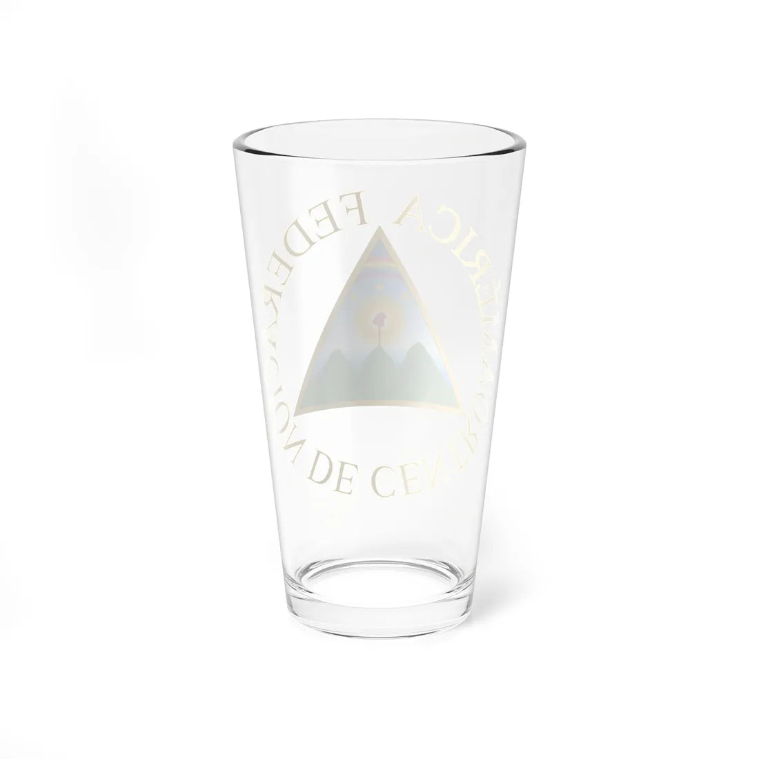 Escudo de la Representación Nacional de Centroamérica (Honduras) (Coat of Arms) Pint Glass 16oz - Go Mug Yourself