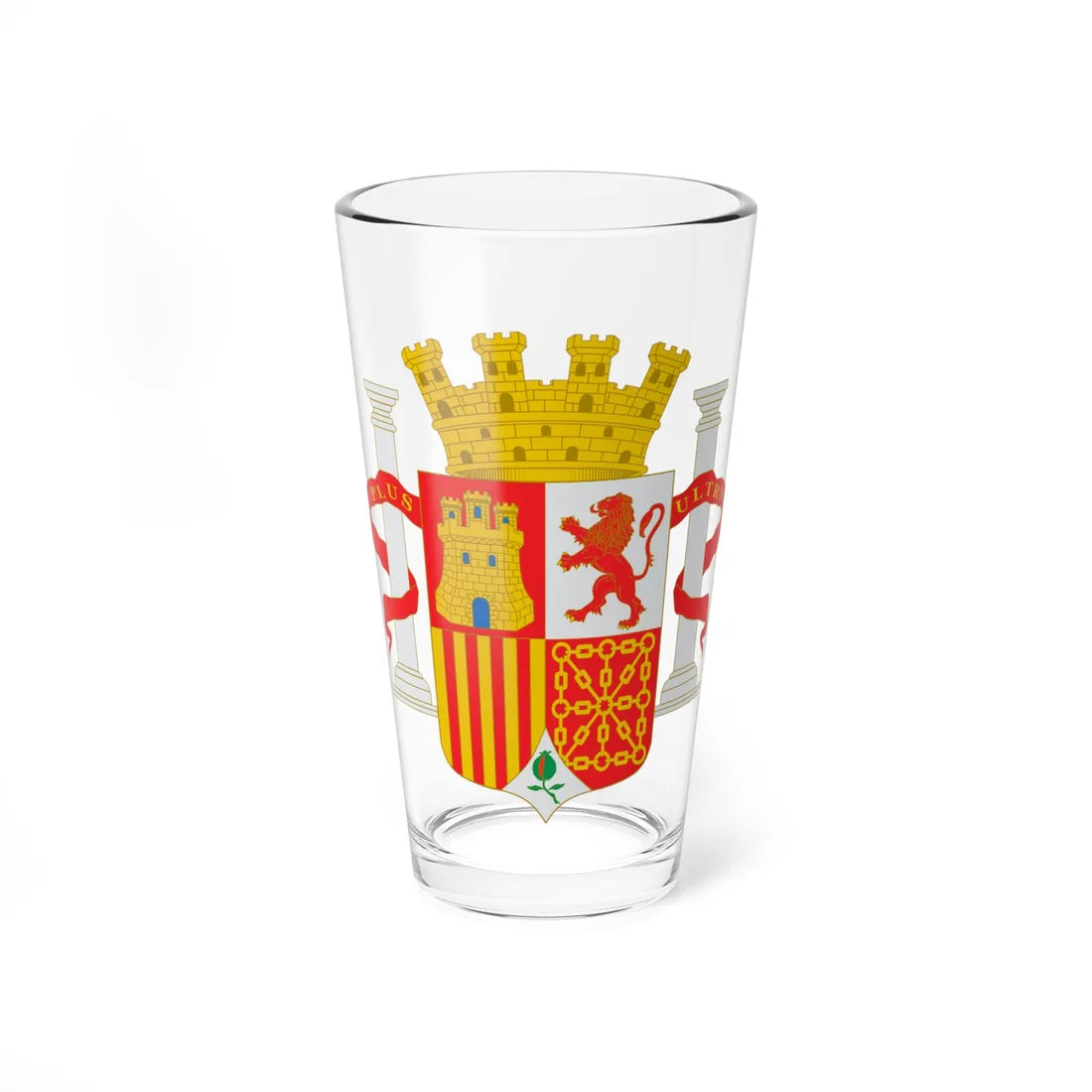 Escudo de la Segunda República Española bandera (Spain) (Coat of Arms) Pint Glass 16oz 16oz - Go Mug Yourself