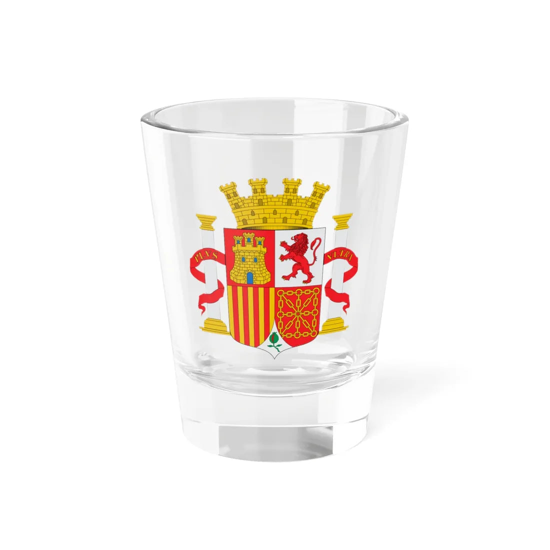 Escudo de la Segunda República Española (Spain) (Coat of Arms) Shot Glass 1.5oz 1.5oz - Go Mug Yourself