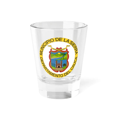 Escudo de La Sierra - Cauca (Colombia) (Coat of Arms) Shot Glass 1.5oz 1.5oz - Go Mug Yourself