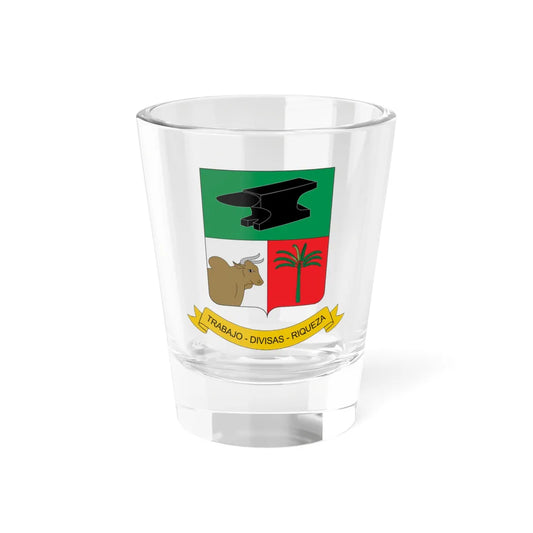 Escudo de La Tebaida (Colombia) (Coat of Arms) Shot Glass 1.5oz 1.5oz - Go Mug Yourself