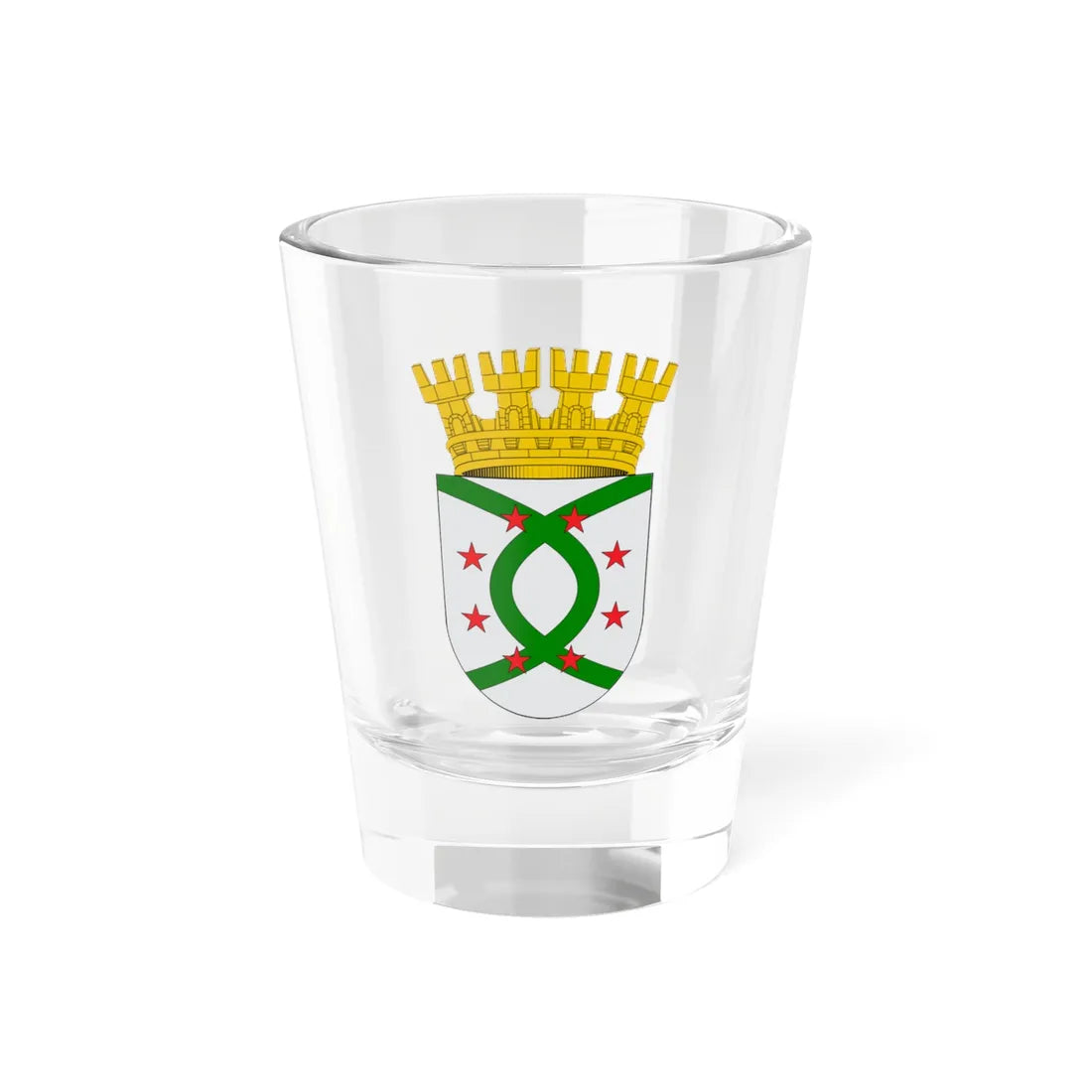 Escudo de La Unión Chile (Chile) (Coat of Arms) Shot Glass 1.5oz 1.5oz - Go Mug Yourself