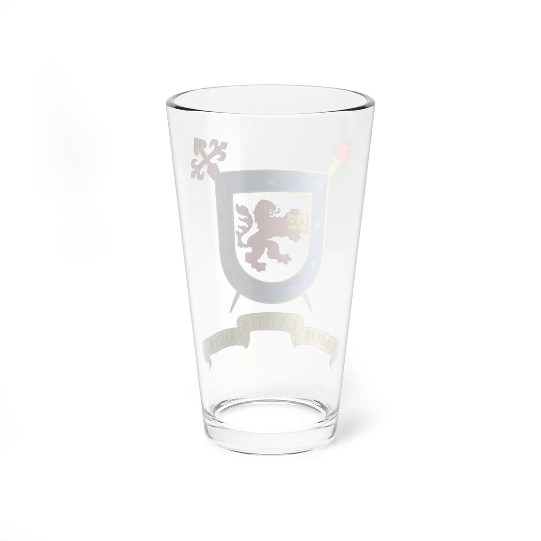 Escudo de la Universidad de Santiago-2 (Chile) (Coat of Arms) Pint Glass 16oz - Go Mug Yourself