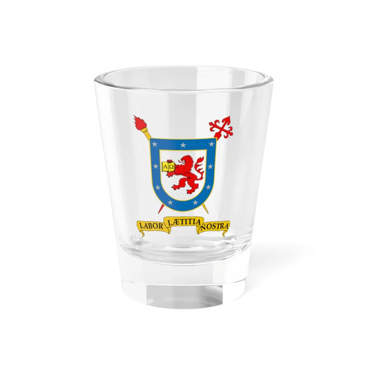 Escudo de la Universidad de Santiago-2 (Chile) (Coat of Arms) Shot Glass 1.5oz 1.5oz - Go Mug Yourself