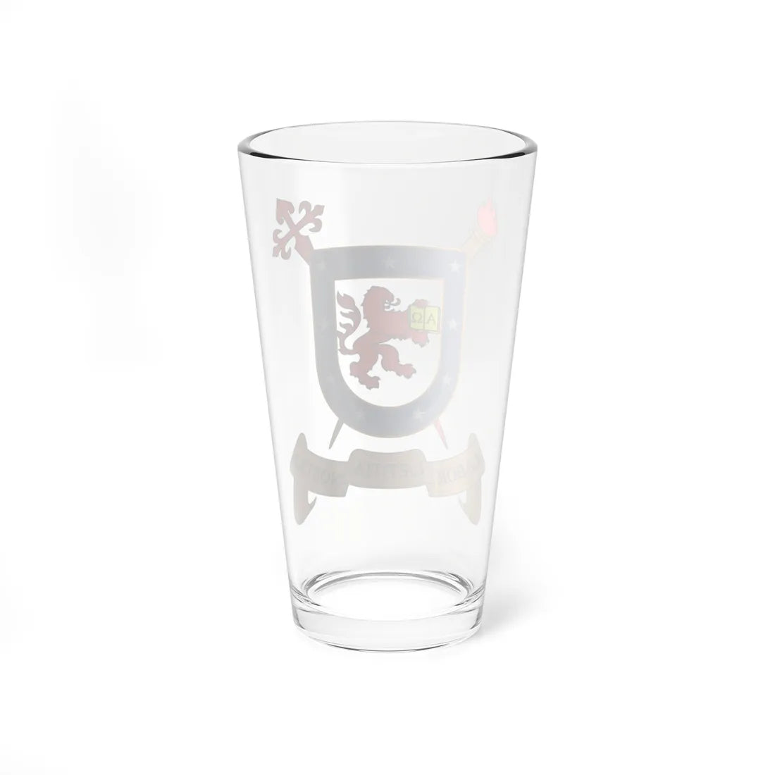 Escudo de la Universidad de Santiago-3 (Chile) (Coat of Arms) Pint Glass 16oz - Go Mug Yourself