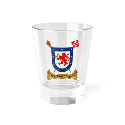 Escudo de la Universidad de Santiago-3 (Chile) (Coat of Arms) Shot Glass 1.5oz 1.5oz - Go Mug Yourself