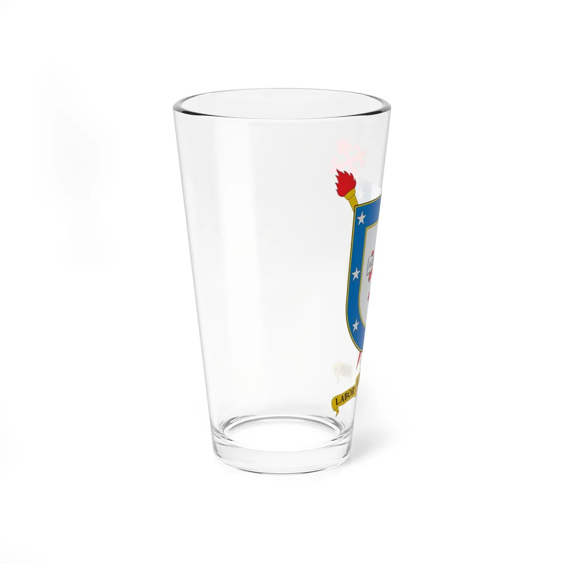 Escudo de la Universidad de Santiago (Chile) (Coat of Arms) Pint Glass 16oz - Go Mug Yourself