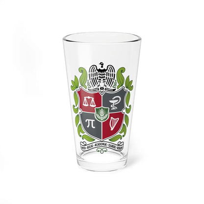 Escudo de la Universidad Nacional de Colombia 2016 (Colombia) (Coat of Arms) Pint Glass 16oz 16oz - Go Mug Yourself