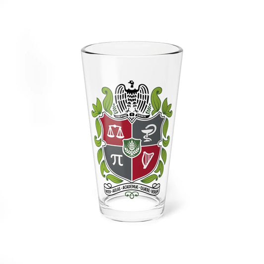 Escudo de la Universidad Nacional de Colombia 2016 (Colombia) (Coat of Arms) Pint Glass 16oz 16oz - Go Mug Yourself