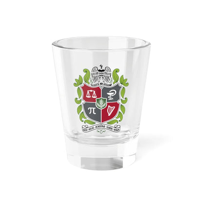 Escudo de la Universidad Nacional de Colombia 2016 (Colombia) (Coat of Arms) Shot Glass 1.5oz 1.5oz - Go Mug Yourself