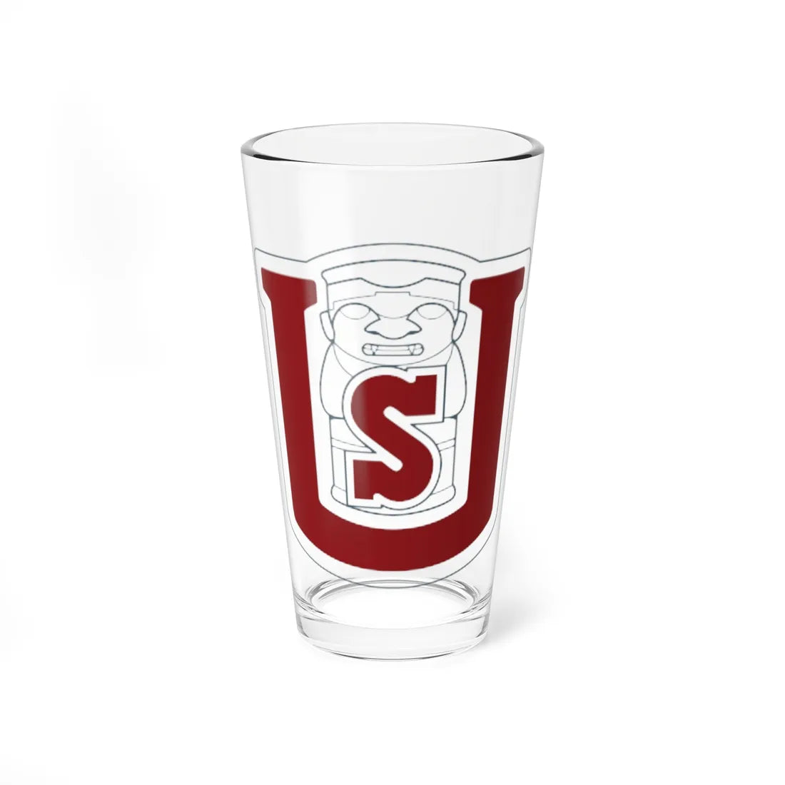 Escudo de la Universidad Surcolombiana (Colombia) (Coat of Arms) Pint Glass 16oz 16oz - Go Mug Yourself