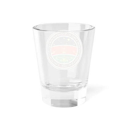 Escudo de la Universidad Tecnológica de Pereira (Colombia) (Coat of Arms) Shot Glass 1.5oz - Go Mug Yourself