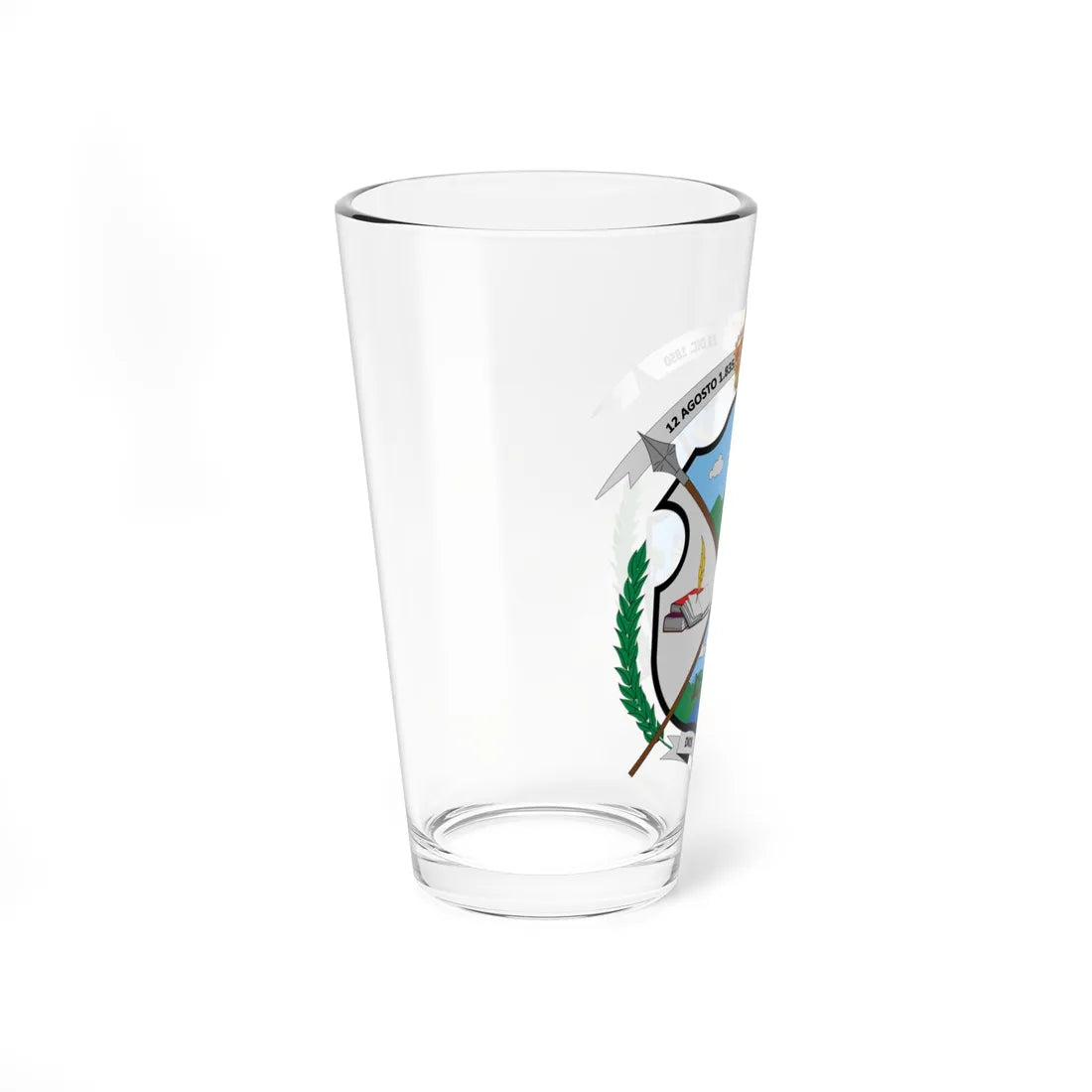 Escudo de La Victoria Valle del Cauca (Colombia) (Coat of Arms) Pint Glass 16oz - Go Mug Yourself