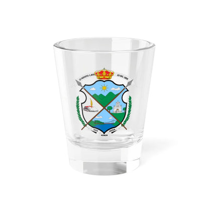 Escudo de La Victoria Valle del Cauca (Colombia) (Coat of Arms) Shot Glass 1.5oz 1.5oz - Go Mug Yourself