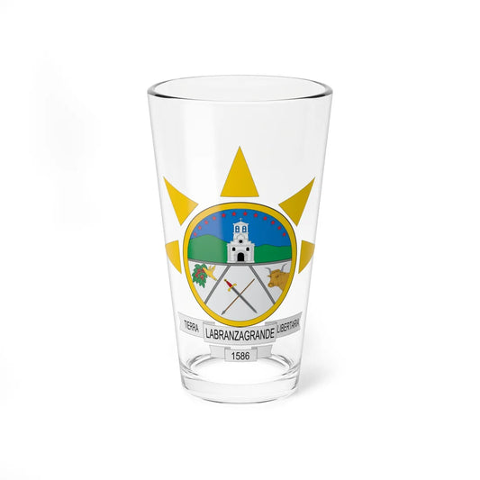 Escudo de Labranzagrande (Colombia) (Coat of Arms) Pint Glass 16oz 16oz - Go Mug Yourself