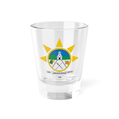 Escudo de Labranzagrande (Colombia) (Coat of Arms) Shot Glass 1.5oz 1.5oz - Go Mug Yourself