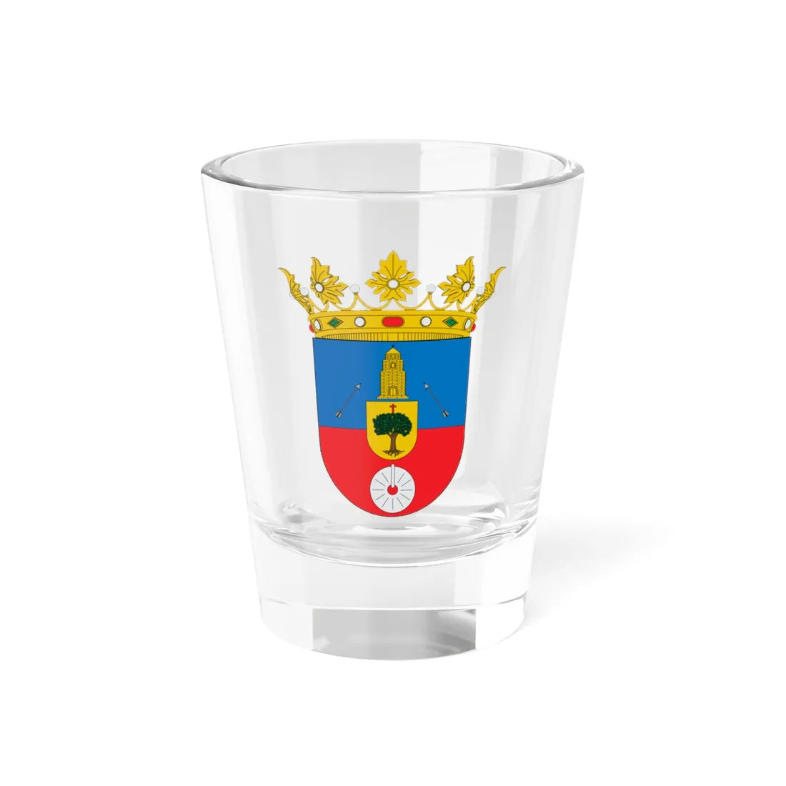 Escudo de Labuerda (Spain) (Coat of Arms) Shot Glass 1.5oz 1.5oz - Go Mug Yourself