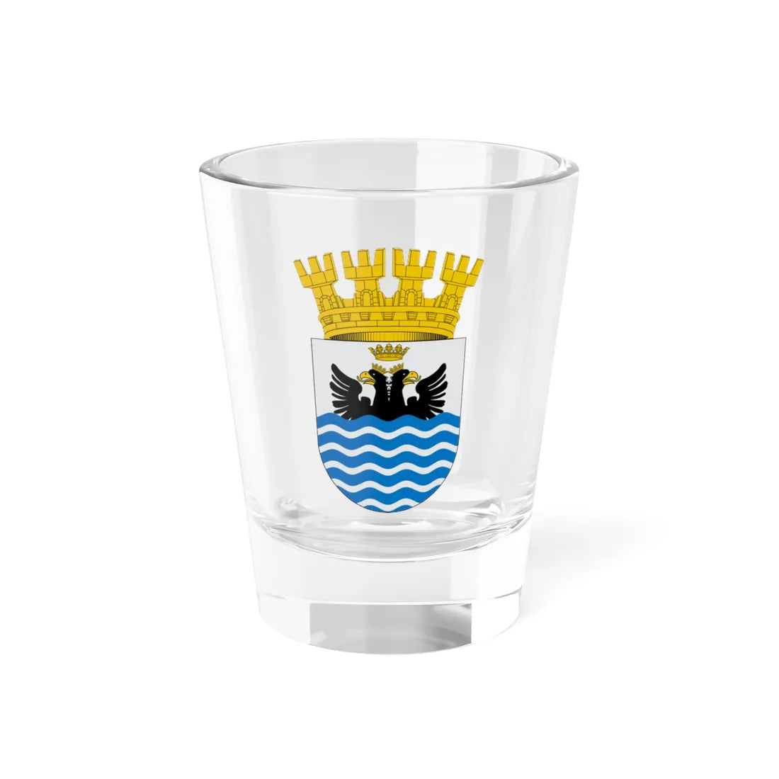 Escudo de Lago Ranco (Chile) (Coat of Arms) Shot Glass 1.5oz 1.5oz - Go Mug Yourself