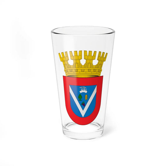 Escudo de Laja (Chile) (Coat of Arms) Pint Glass 16oz 16oz - Go Mug Yourself