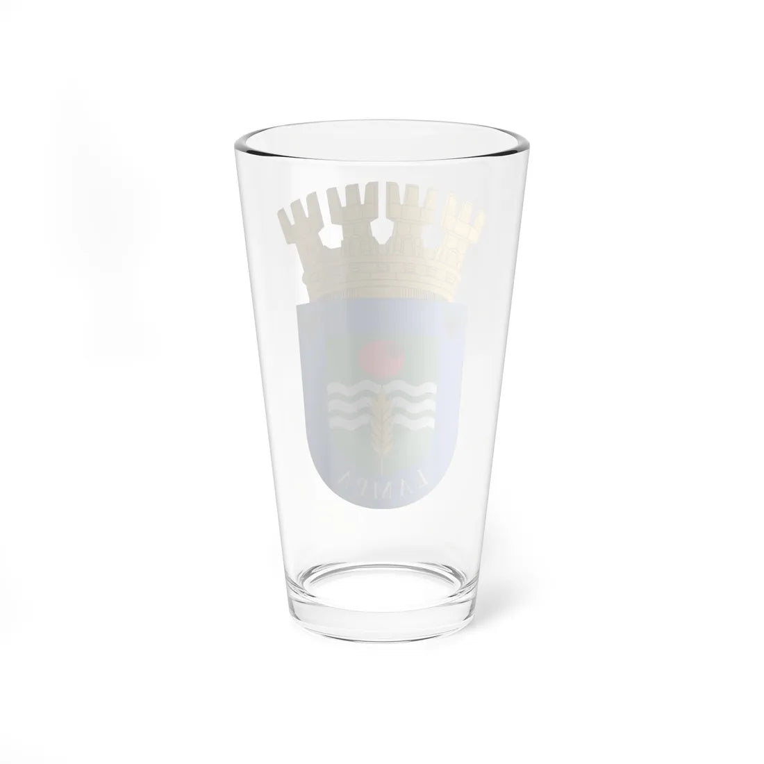 Escudo de Lampa (Chile) (Coat of Arms) Pint Glass 16oz - Go Mug Yourself