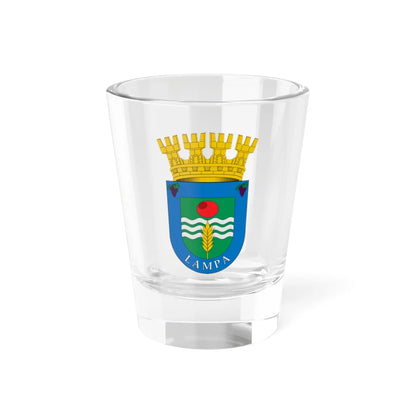 Escudo de Lampa (Chile) (Coat of Arms) Shot Glass 1.5oz 1.5oz - Go Mug Yourself