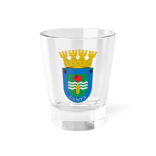 Escudo de Lampa (Chile) (Coat of Arms) Shot Glass 1.5oz 1.5oz - Go Mug Yourself