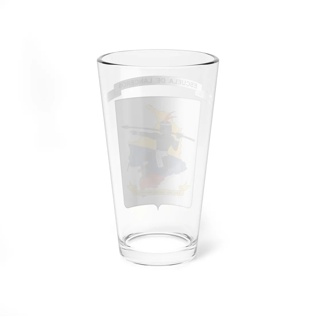 Escudo de Lanceros-Colombia (Colombia) (Coat of Arms) Pint Glass 16oz - Go Mug Yourself