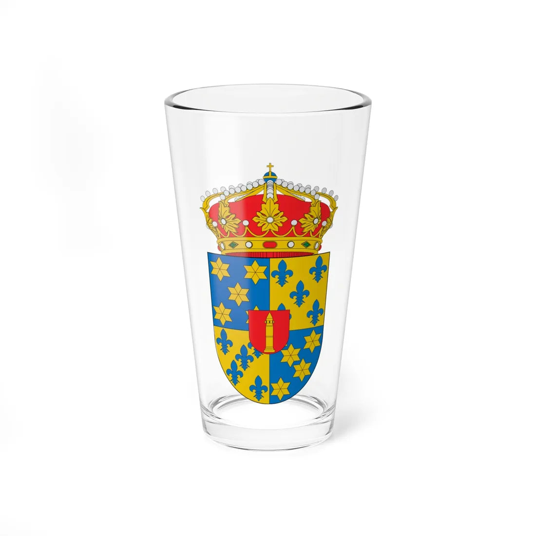 Escudo de Lardero-La Rioja (Spain) (Coat of Arms) Pint Glass 16oz 16oz - Go Mug Yourself