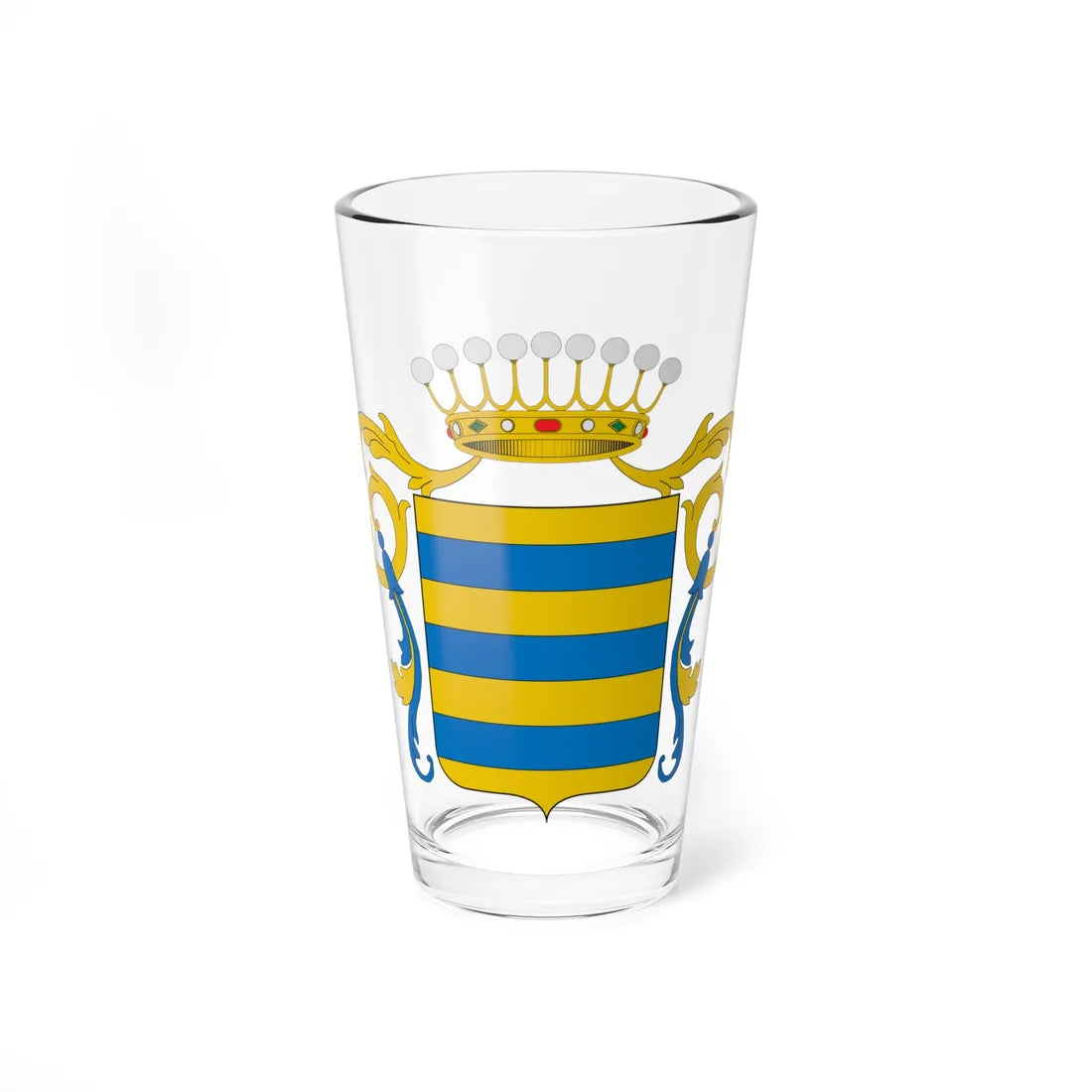 Escudo de Las Condes (Chile) (Coat of Arms) Pint Glass 16oz 16oz - Go Mug Yourself