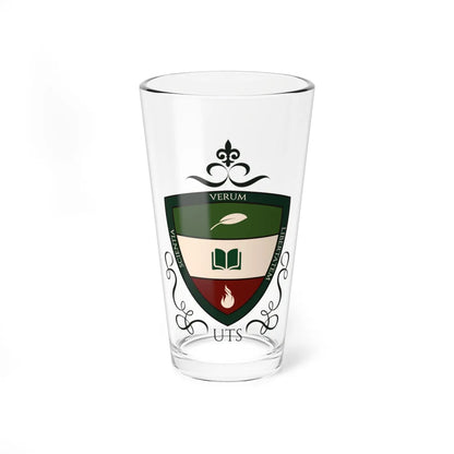 Escudo de las Unidades Tecnológicas de Santander (Colombia) (Coat of Arms) Pint Glass 16oz 16oz - Go Mug Yourself