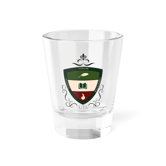 Escudo de las Unidades Tecnológicas de Santander (Colombia) (Coat of Arms) Shot Glass 1.5oz 1.5oz - Go Mug Yourself