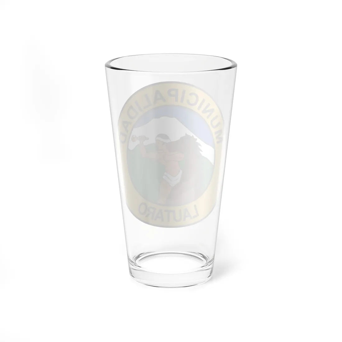 Escudo de Lautaro (Chile) (Coat of Arms) Pint Glass 16oz - Go Mug Yourself