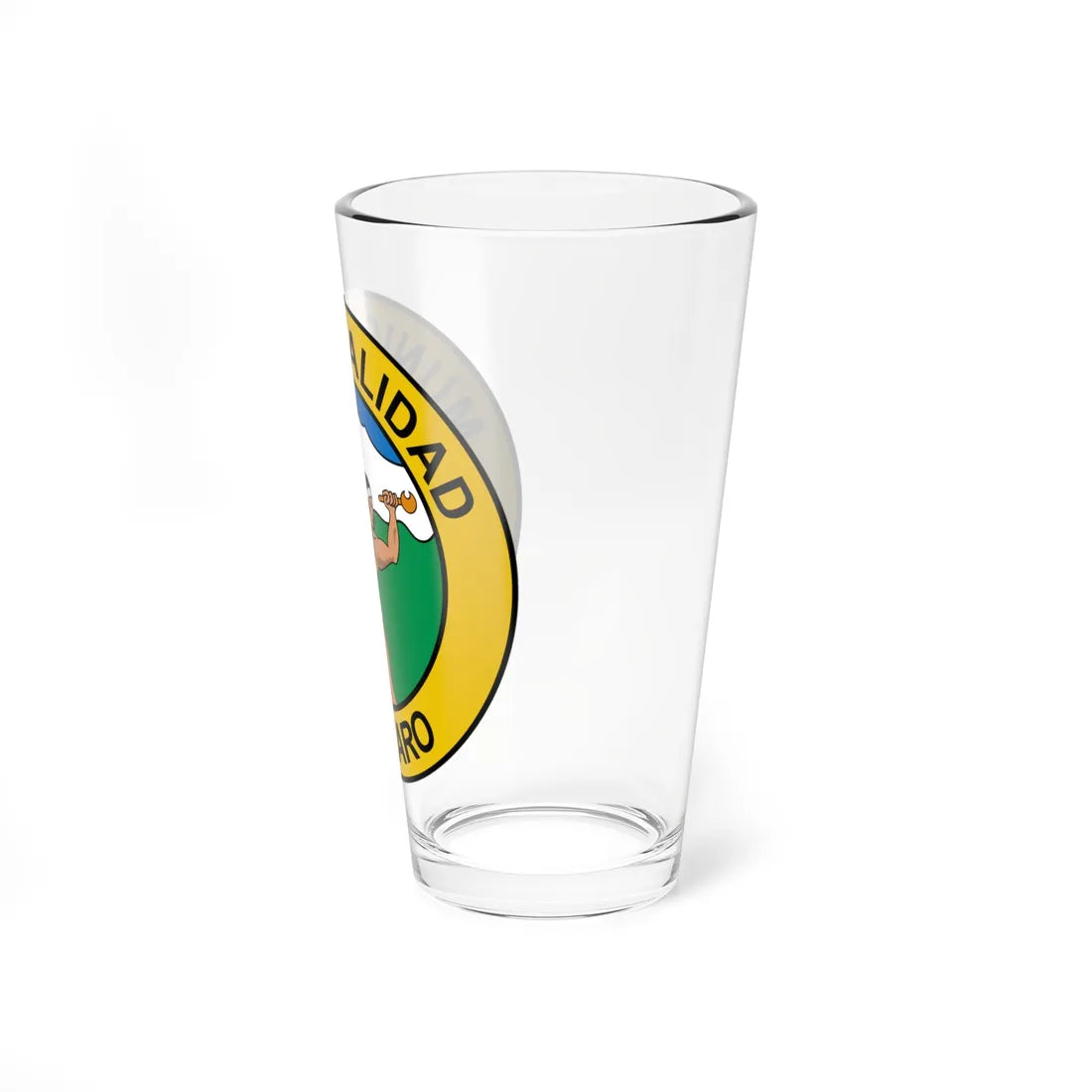 Escudo de Lautaro (Chile) (Coat of Arms) Pint Glass 16oz - Go Mug Yourself