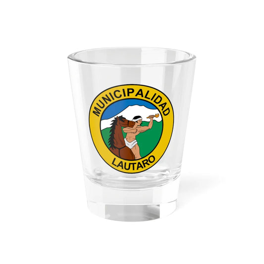 Escudo de Lautaro (Chile) (Coat of Arms) Shot Glass 1.5oz 1.5oz - Go Mug Yourself