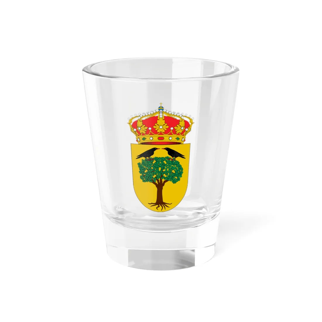 Escudo de Leciñena (Spain) (Coat of Arms) Shot Glass 1.5oz 1.5oz - Go Mug Yourself