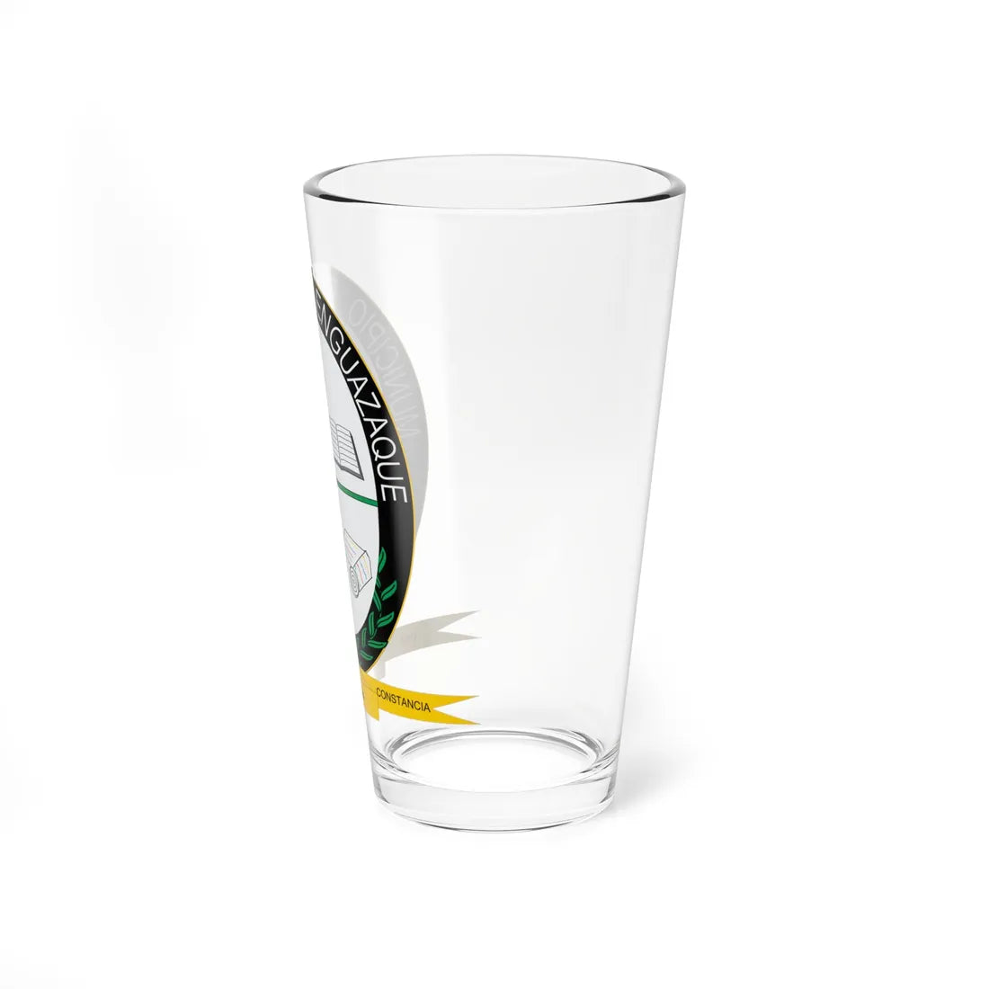 Escudo de Lenguazaque (Colombia) (Coat of Arms) Pint Glass 16oz - Go Mug Yourself