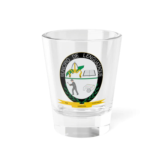 Escudo de Lenguazaque (Colombia) (Coat of Arms) Shot Glass 1.5oz 1.5oz - Go Mug Yourself