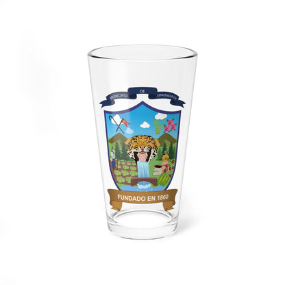 Escudo de Lepaterique (Honduras) (Coat of Arms) Pint Glass 16oz 16oz - Go Mug Yourself