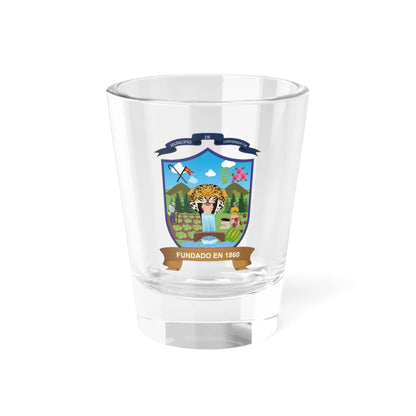 Escudo de Lepaterique (Honduras) (Coat of Arms) Shot Glass 1.5oz 1.5oz - Go Mug Yourself