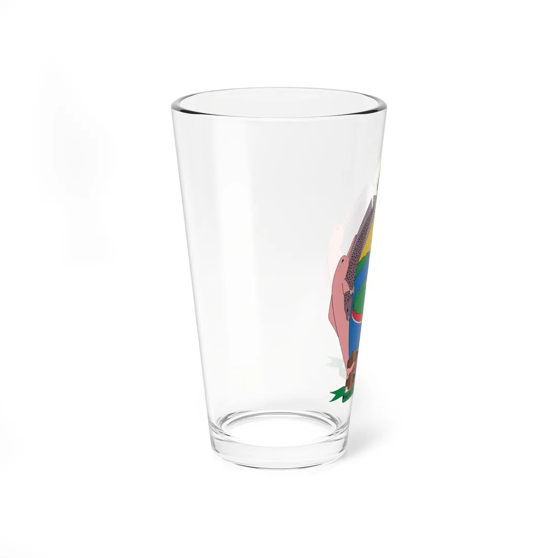 Escudo de Leticia (Colombia) (Coat of Arms) Pint Glass 16oz - Go Mug Yourself