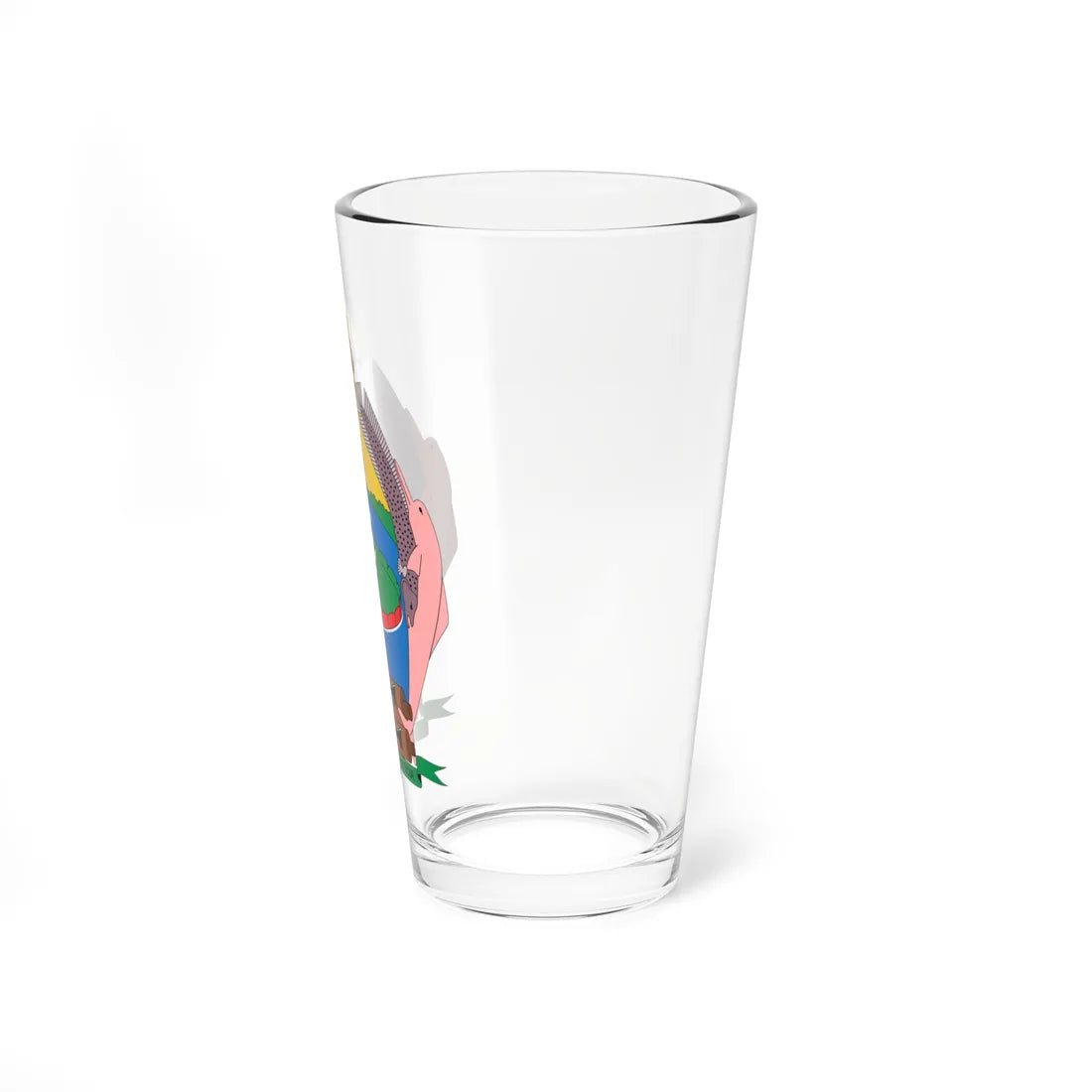 Escudo de Leticia (Colombia) (Coat of Arms) Pint Glass 16oz - Go Mug Yourself