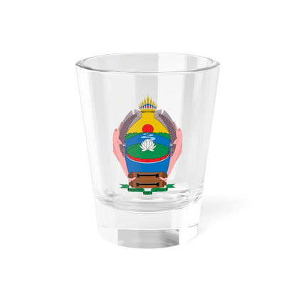 Escudo de Leticia (Colombia) (Coat of Arms) Shot Glass 1.5oz 1.5oz - Go Mug Yourself
