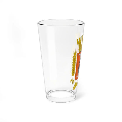 Escudo de Licantén (Chile) (Coat of Arms) Pint Glass 16oz - Go Mug Yourself