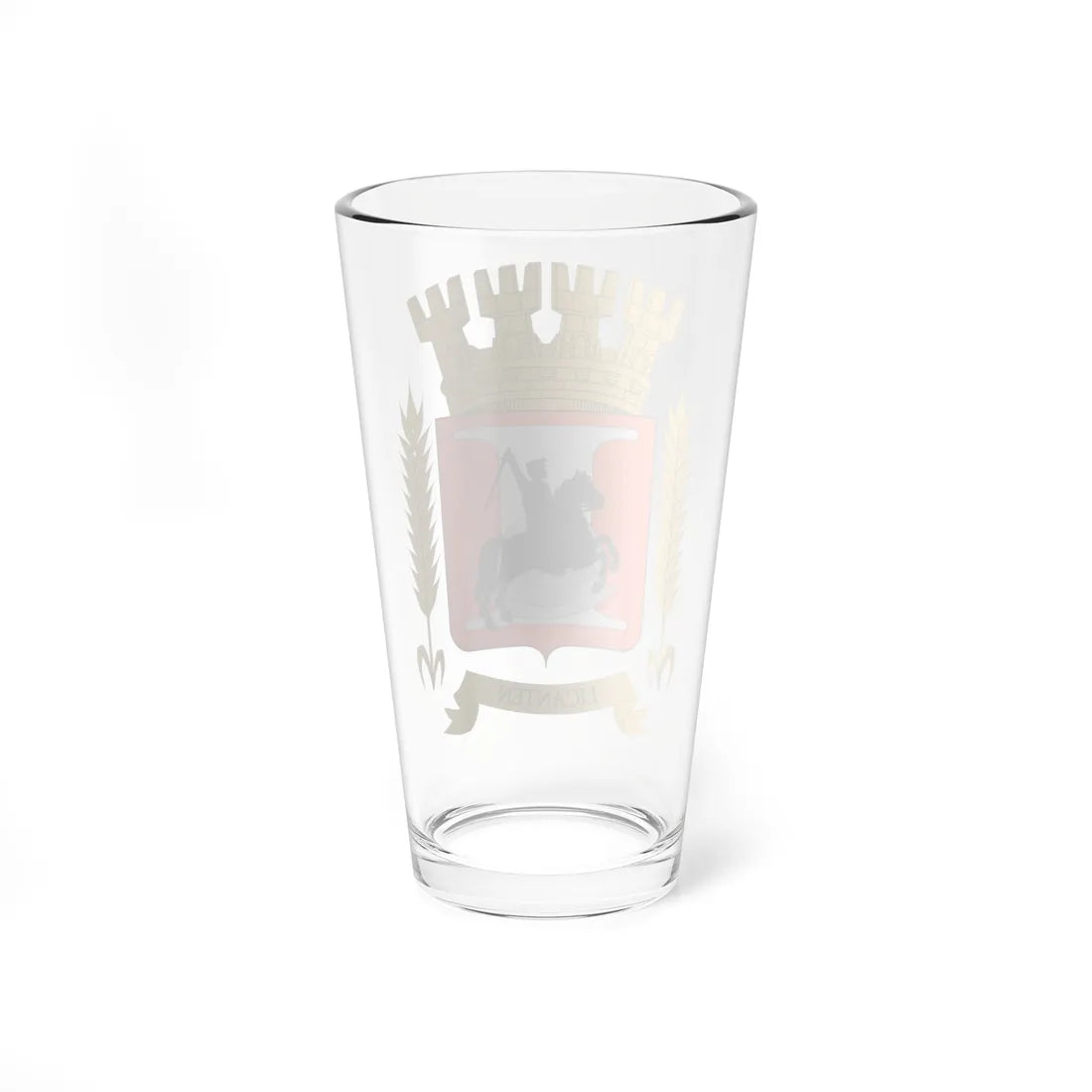 Escudo de Licantén (Chile) (Coat of Arms) Pint Glass 16oz - Go Mug Yourself