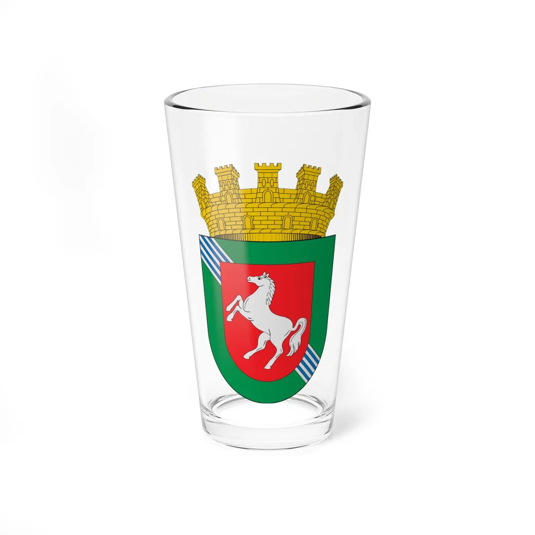 Escudo de Limache (Chile) (Coat of Arms) Pint Glass 16oz 16oz - Go Mug Yourself