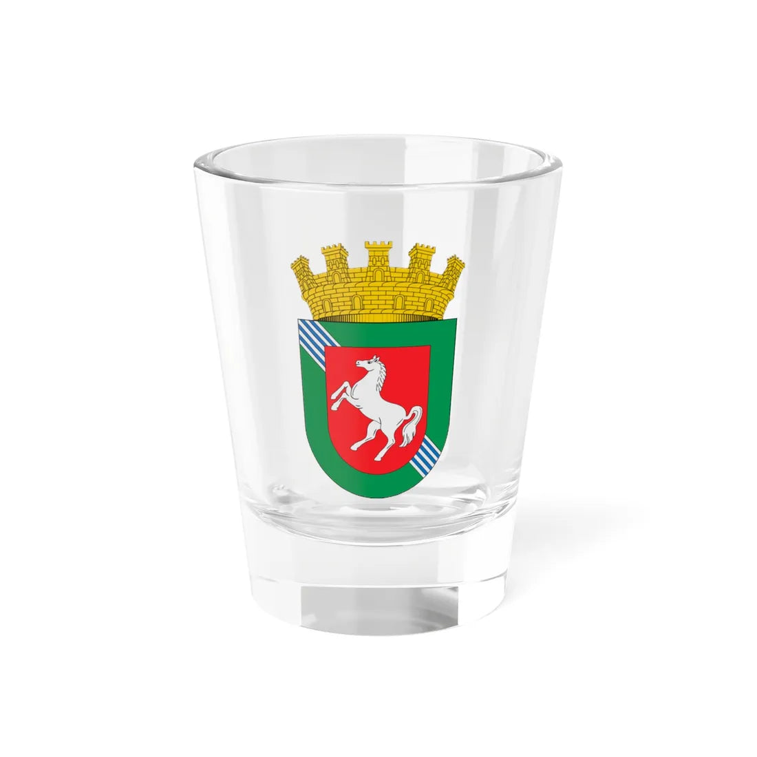 Escudo de Limache (Chile) (Coat of Arms) Shot Glass 1.5oz 1.5oz - Go Mug Yourself