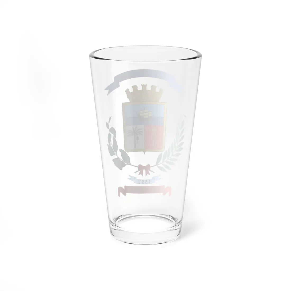 Escudo de Limón (Costa Rica) (Coat of Arms) Pint Glass 16oz - Go Mug Yourself