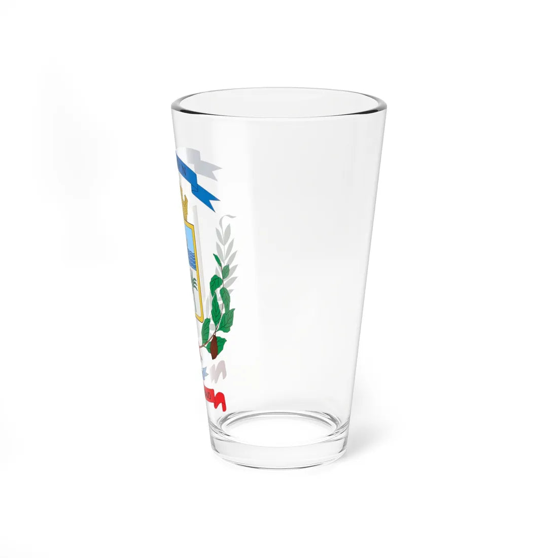 Escudo de Limón (Costa Rica) (Coat of Arms) Pint Glass 16oz - Go Mug Yourself