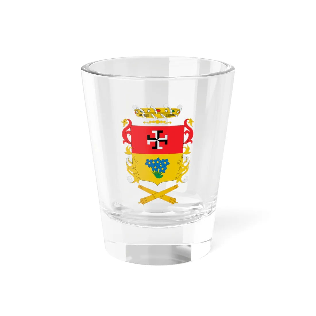 Escudo de Linares Chile (Chile) (Coat of Arms) Shot Glass 1.5oz 1.5oz - Go Mug Yourself